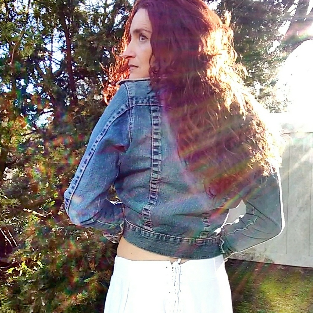 True Religion Jimmy Big T Denim Y2K Jacket- Small - Picture 4 of 6
